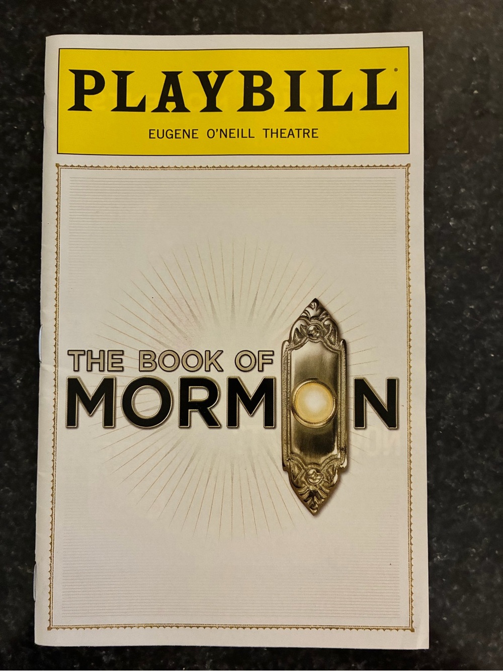 The Book of Mormon NYC Broadway Playbill Kevin Clay, Cody Jamison Strand Rare